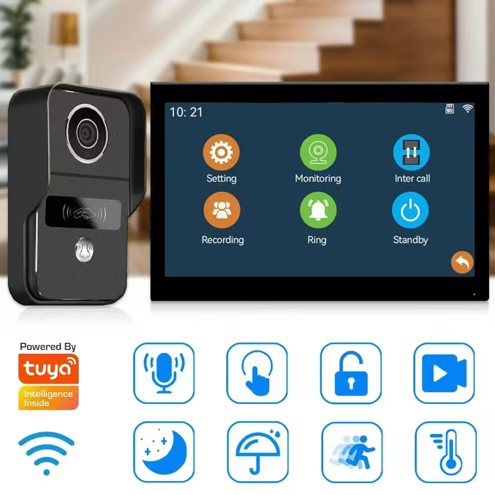 Wifi Doorbell Camera - 7 inç IPS Ekran 2MP Tuya