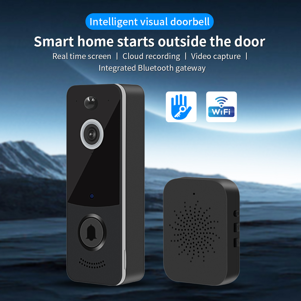 Smart Home Video Doorbell - 1080P WIFI Görüntülü Kapı Zili TTLOCK