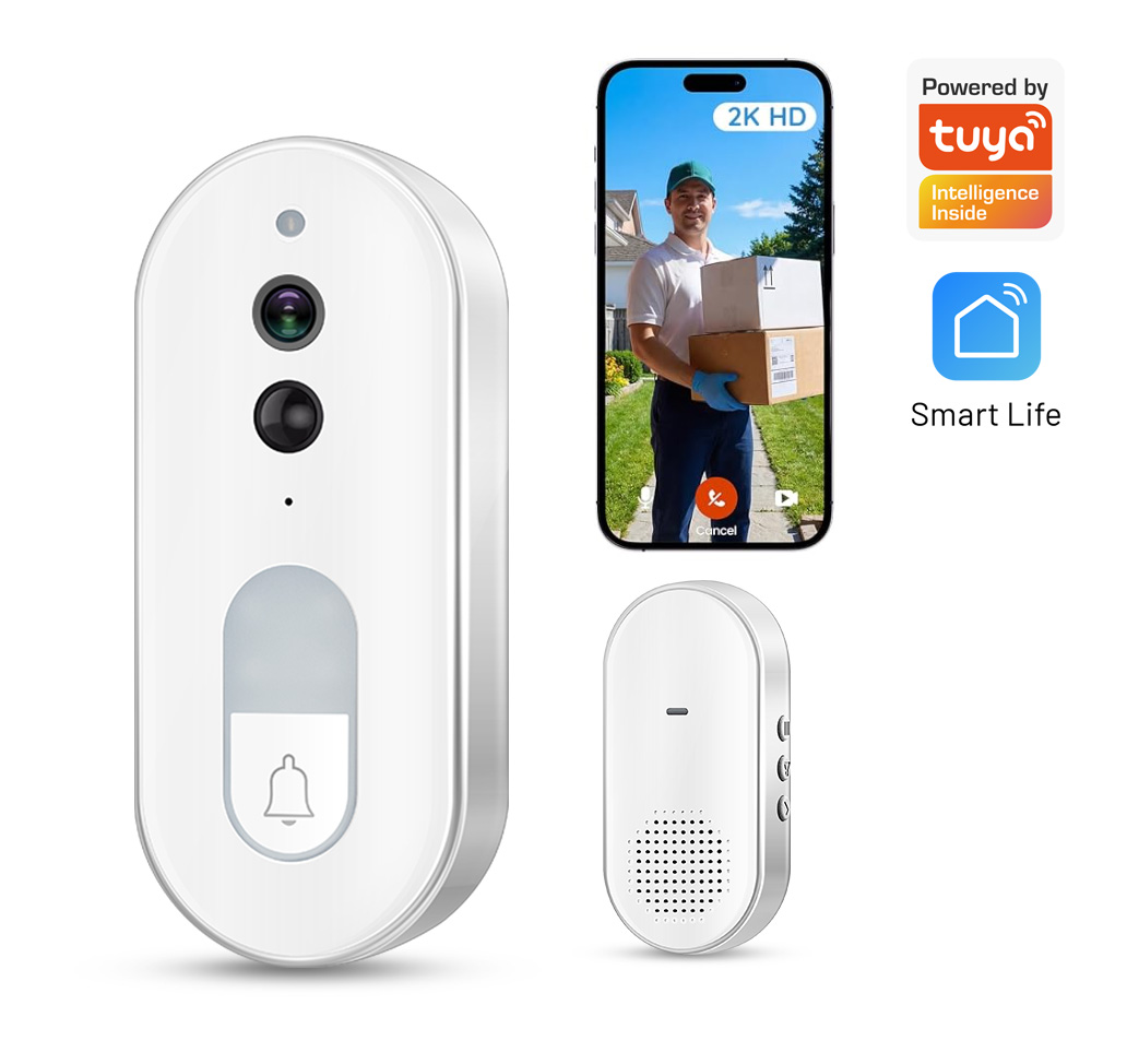 Smart Home Video Doorbell - Tuya Akıllı Görüntülü Kapı Zili Kablosuz