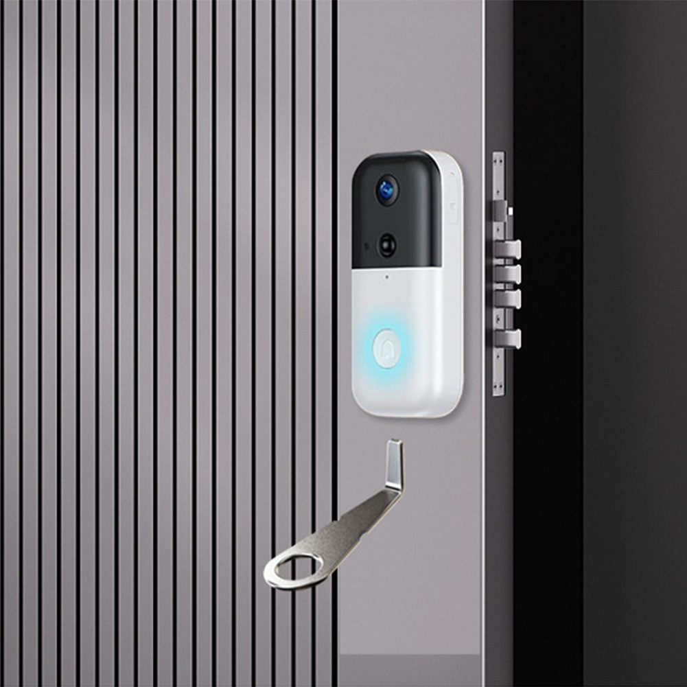 Smart Home Video Doorbell - Gümüş Görüntülü Kapı Zili Anahtarı Halka