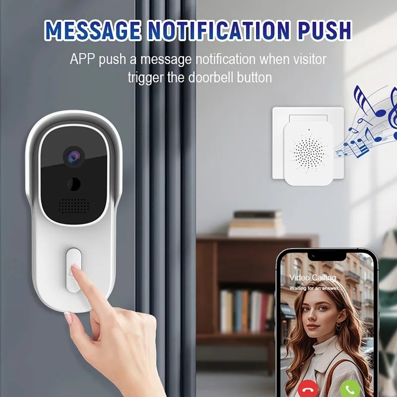 Smart Home Video Doorbell - Tuya Akıllı Görüntülü Kapı Zili İki