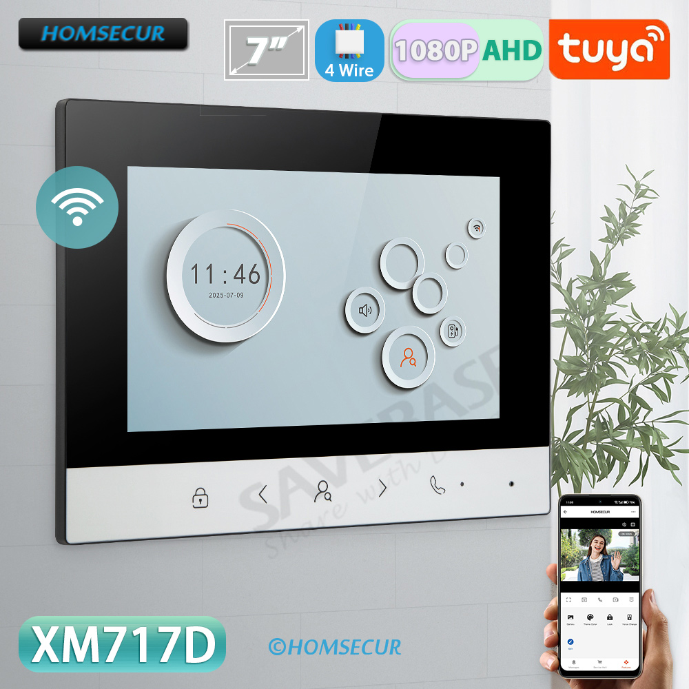 Smart Home Video Doorbell - Tuya Akıllı WIFI İç Mekan Monitörü