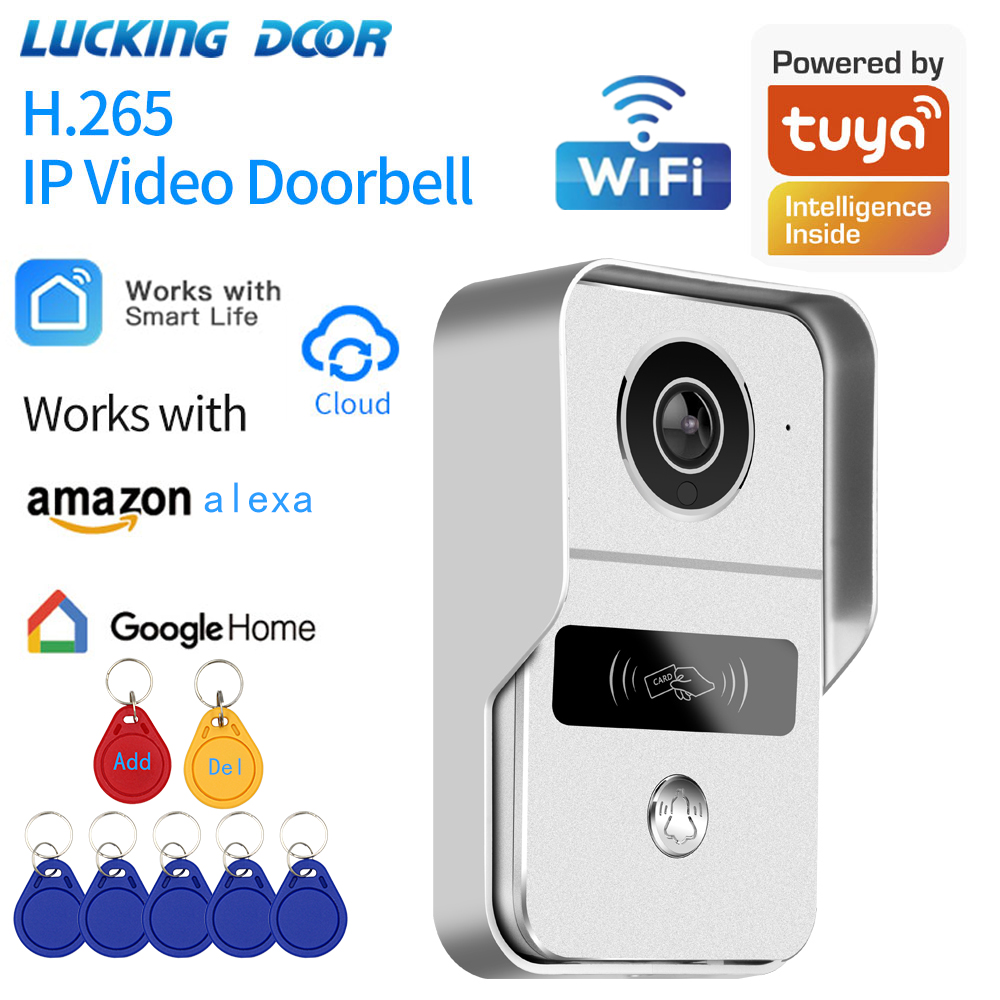 Smart Home Video Doorbell - Tuya akıllı 1080P kapı zili kamera