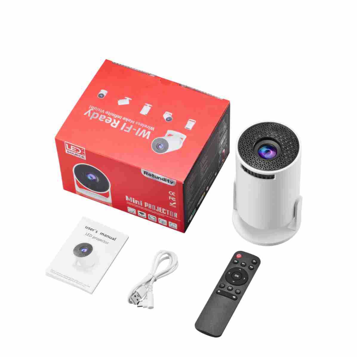 Smart Home Theater - YENİ Wifi HY300mini 2026 4K Akıllı
