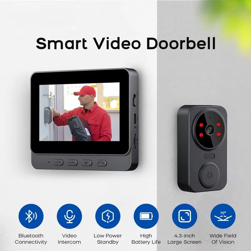 Smart Home Video Doorbell - M8 Akıllı Görsel Kapı Zili WiFi