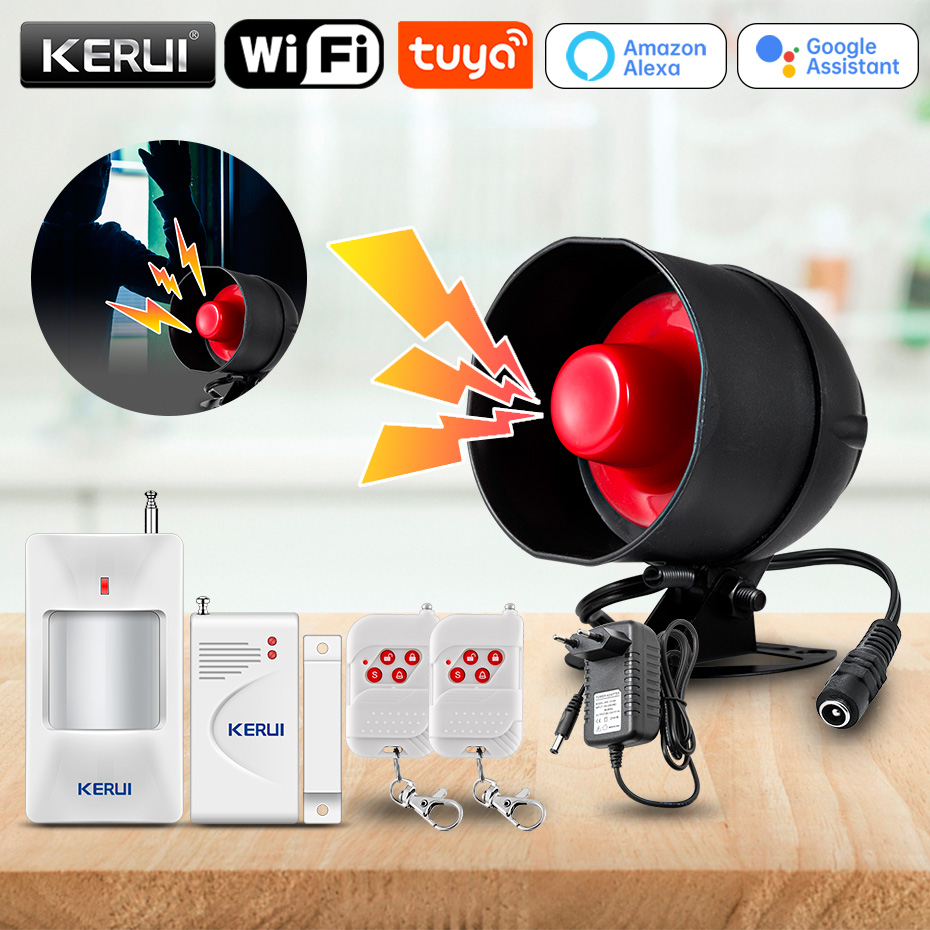 Smart Home Theater - KERUI Tuya Akıllı WIFI Kablosuz Güvenlik