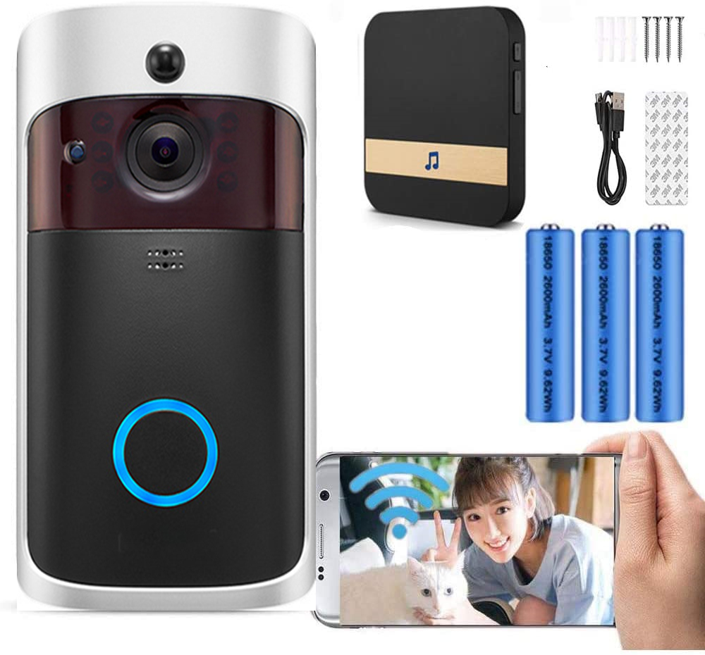 Smart Home Video Doorbell - Video Kapı Zili Kamera HD WiFi