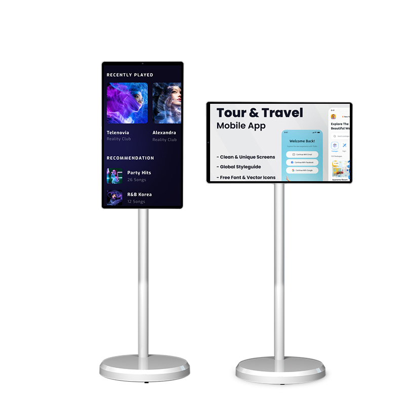 Smart Home Speaker - 21.5 İnç LED Beyaz Pil Çalıştırmalı