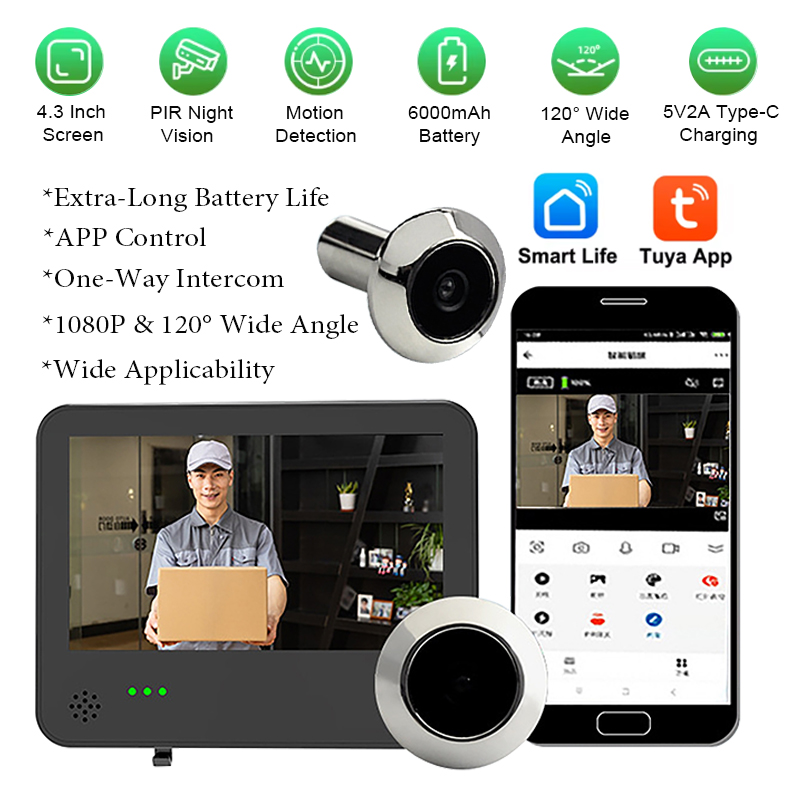 Wifi Doorbell Camera - Tuya Akıllı WIFI Görüntülü Kapı Zili