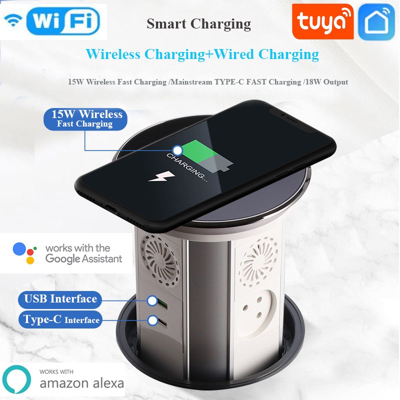 Smart Outdoor Plug - WIFI Tuya Dokunmatik Otomatik Kaldırma açılır