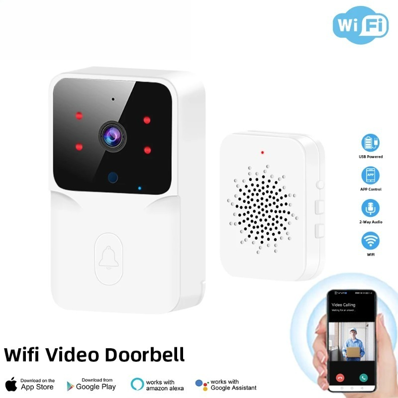 Smart Home Video Doorbell - Akıllı ev wifi kapı zili hd