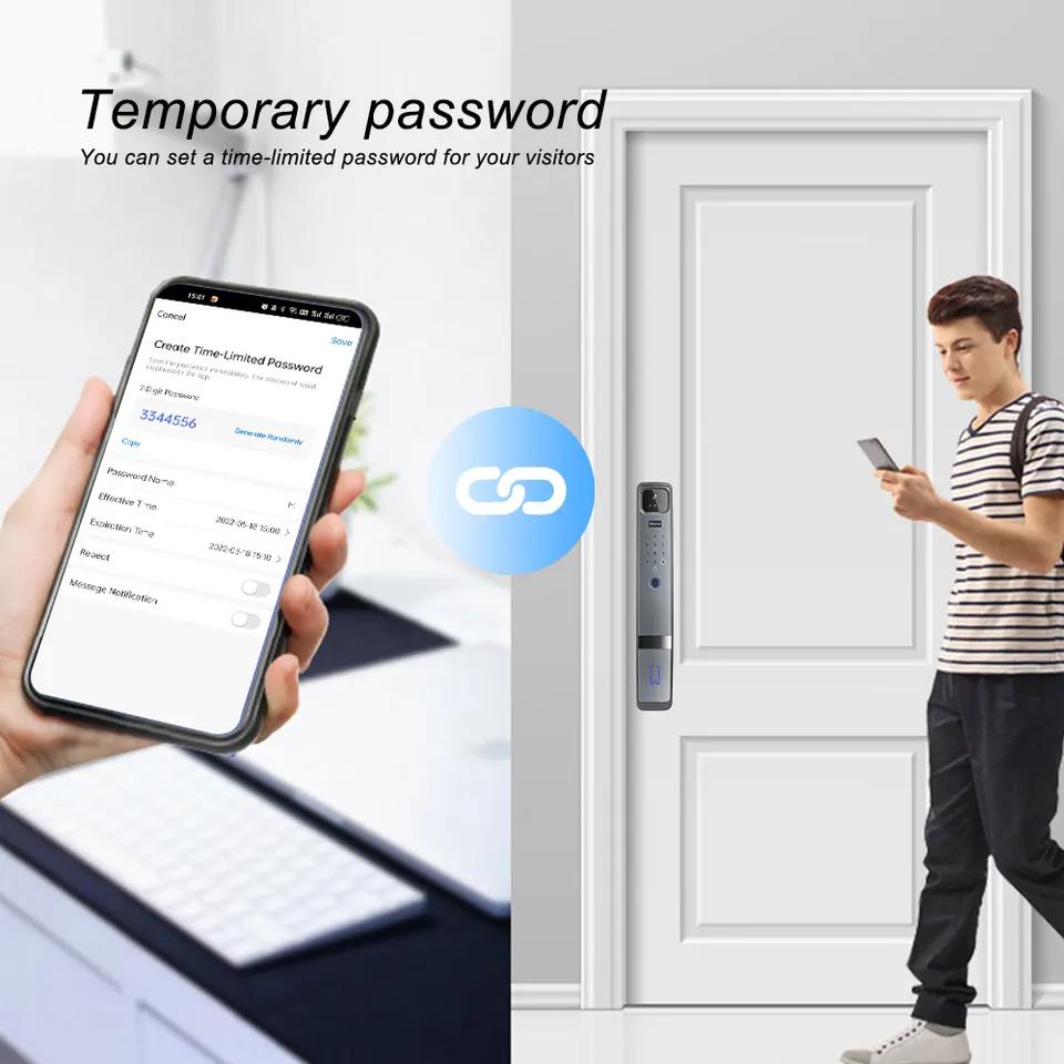 Yüz Tanıma Parmak İzi Akıllı G - Wifi Doorbell Camera incelemesi ve fiyatı
