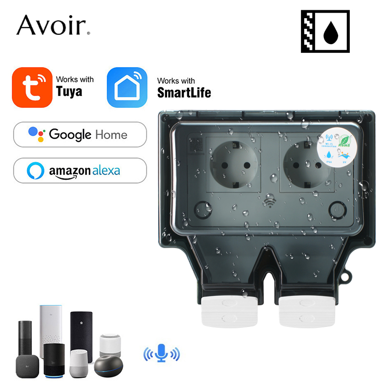 Avoir Tuya duvar elektrik priz - Smart Outdoor Plug incelemesi ve fiyatı