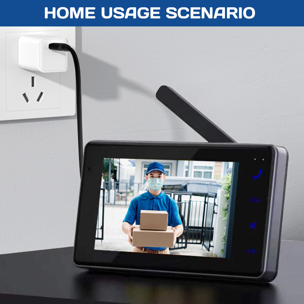 4.3 inç HD IPS Ekranlı Kablosu - Smart Home Video Doorbell incelemesi ve fiyatı