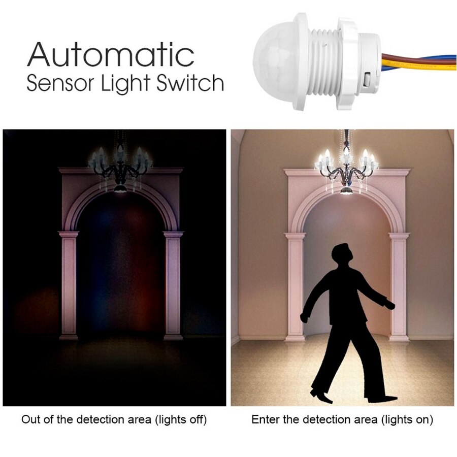 AC 110V 220V Mini hareket sens - Smart Home Lighting Control incelemesi ve fiyatı