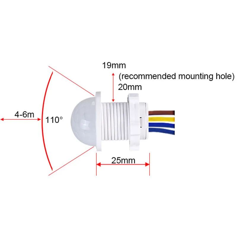 AC 110V 220V Mini hareket sens - Smart Home Lighting Control incelemesi ve fiyatı