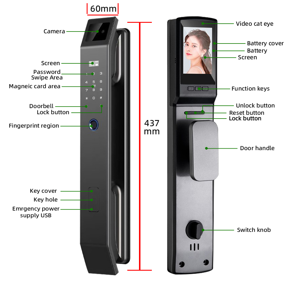 RAYKUBE DF14 Tuya WiFi 3D Yüz  - Wifi Doorbell Camera incelemesi ve fiyatı