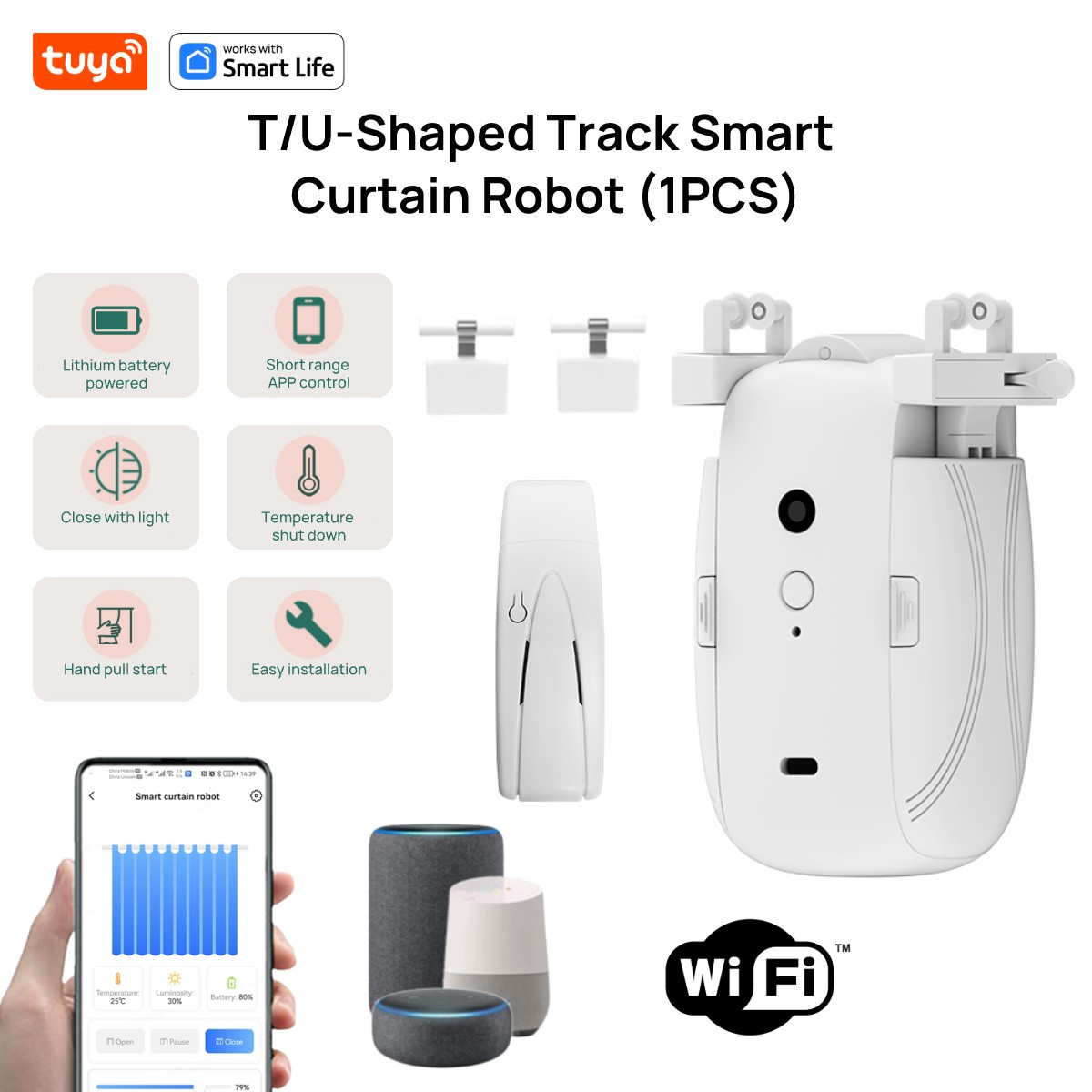 Tuya Akıllı WiFi Perde Robotu  - Smart Home Wifi Hub incelemesi ve fiyatı