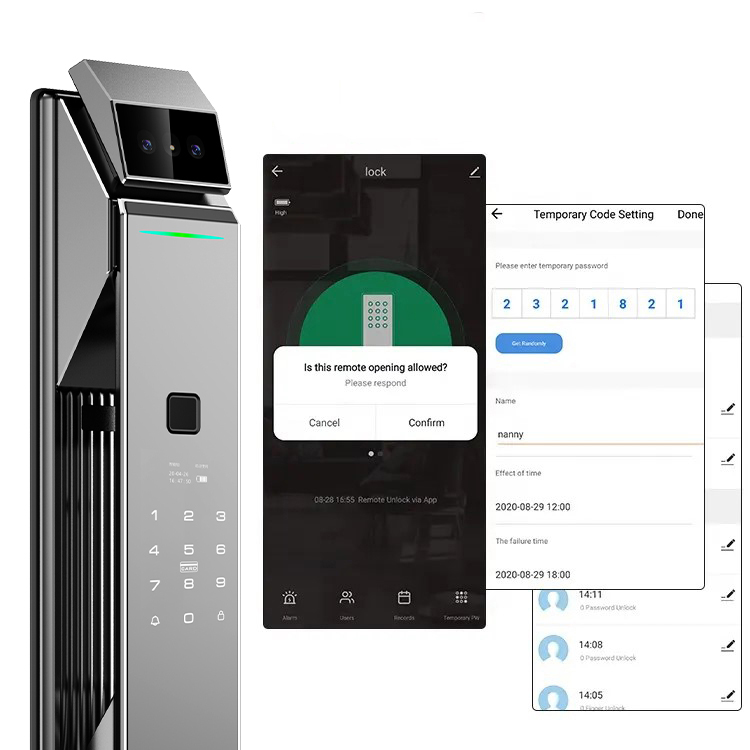 Yüz Akıllı Kapı Zili Kilidi Pa - Wifi Doorbell Camera incelemesi ve fiyatı