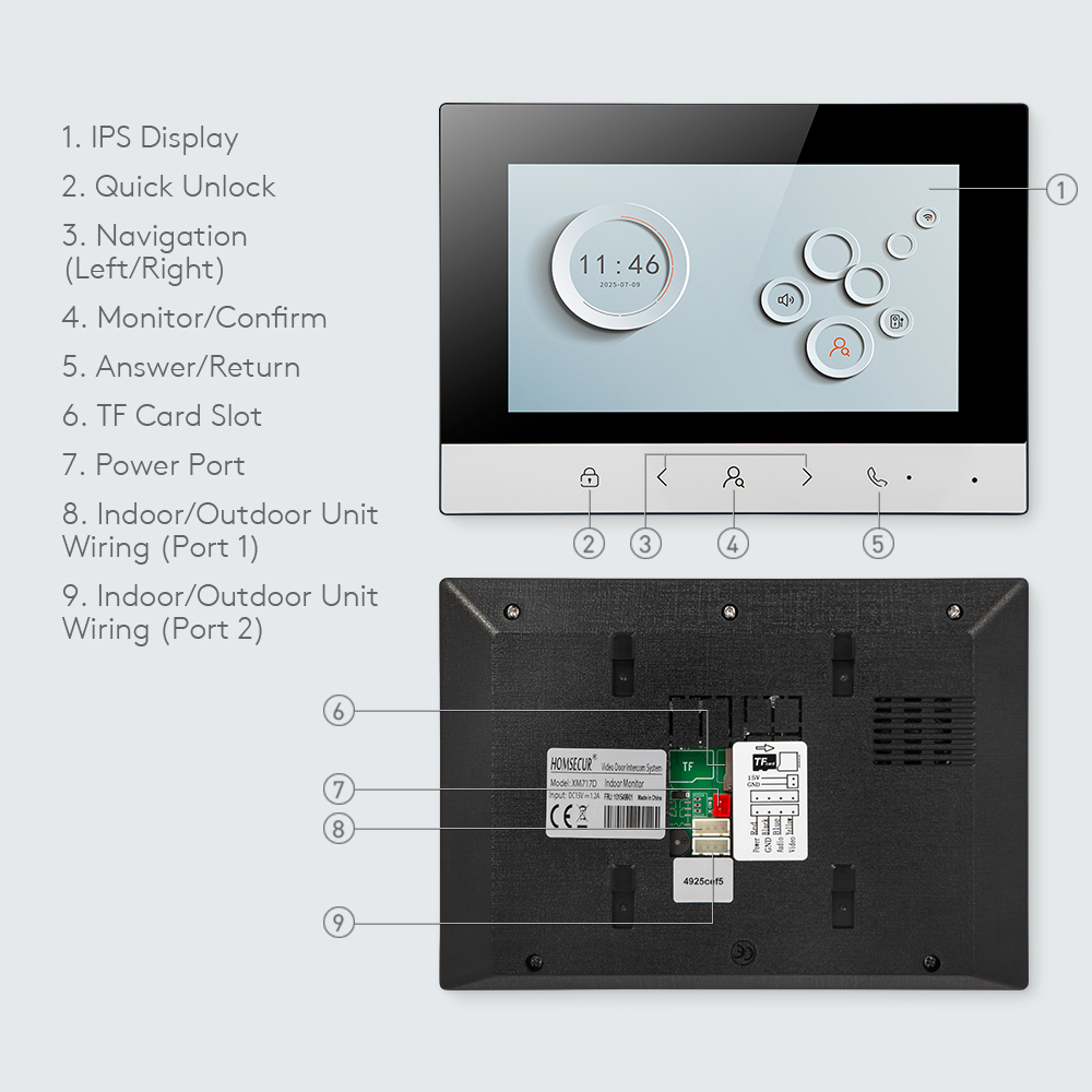 Tuya Akıllı WIFI İç Mekan Moni - Smart Home Video Doorbell incelemesi ve fiyatı