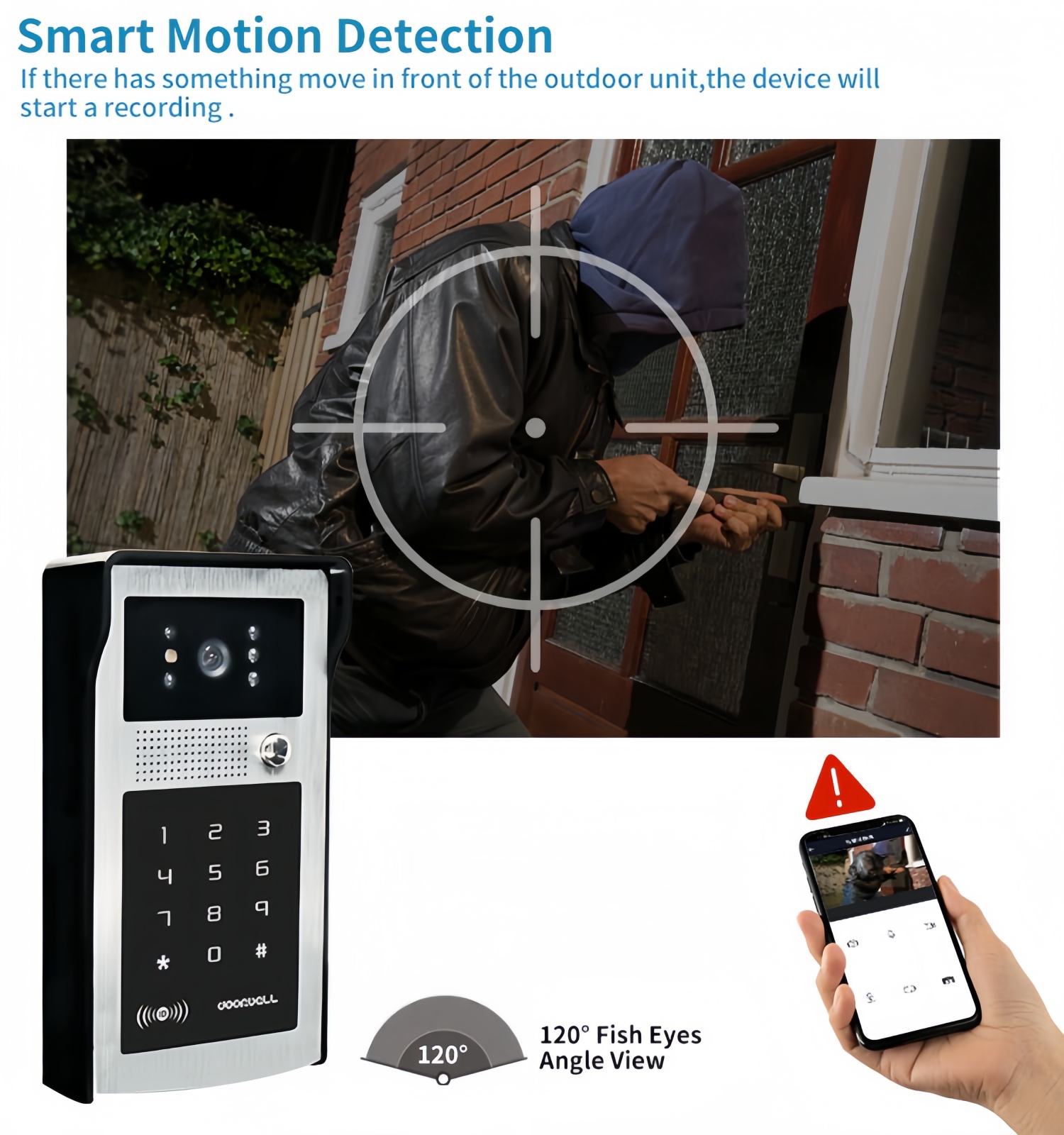 TUYA WIFI görüntülü interkom k - Smart Home Video Doorbell incelemesi ve fiyatı