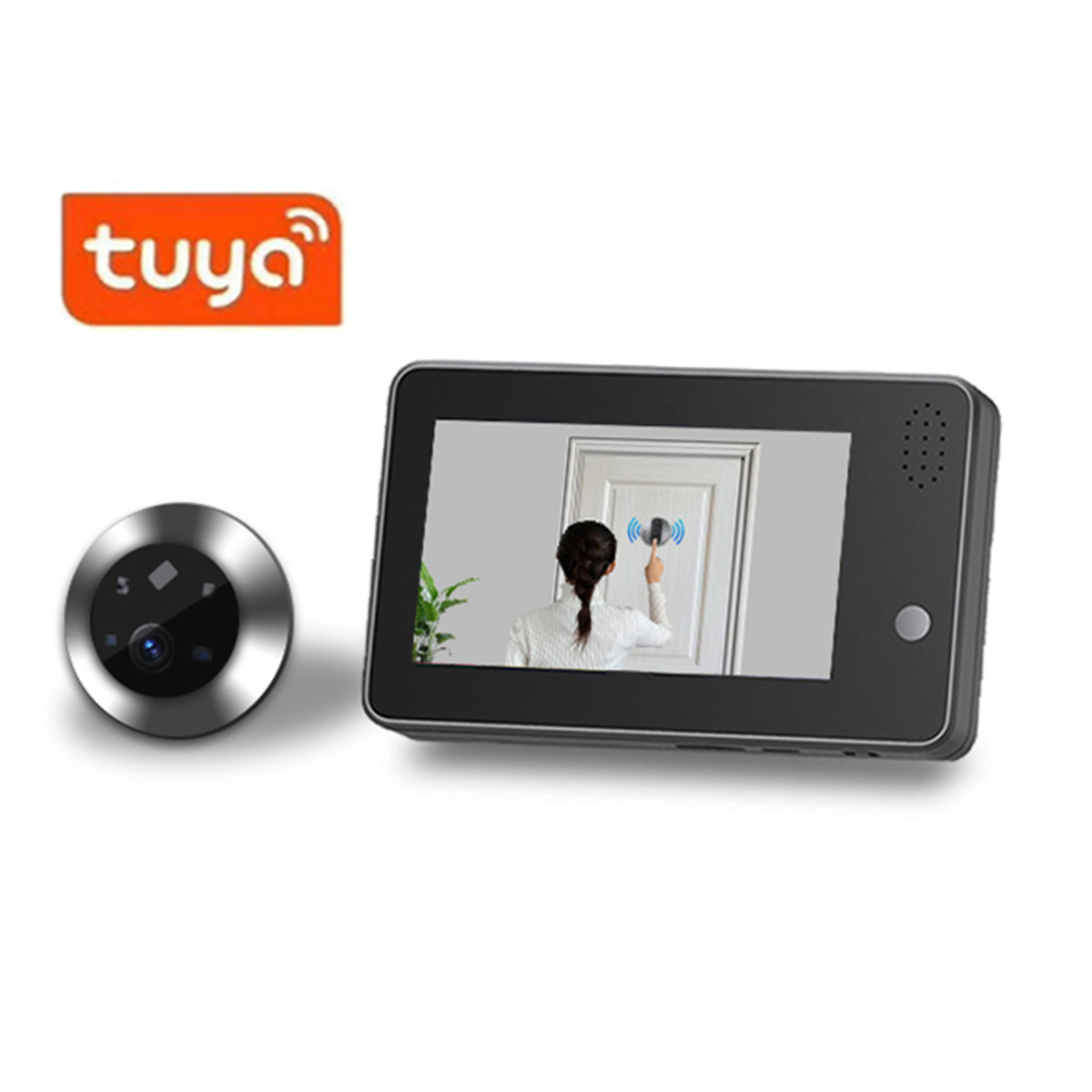 4.3 inç Tuya Smartlife WiFi Ka - Wifi Doorbell Camera incelemesi ve fiyatı