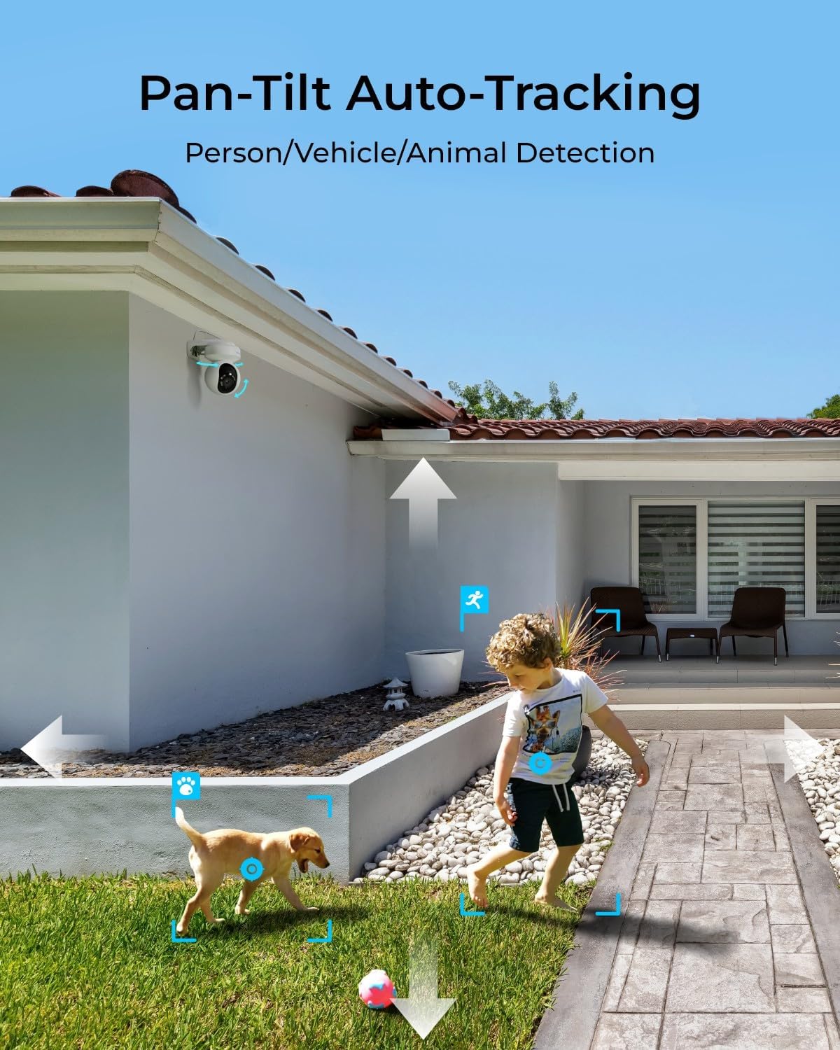 PoE 4K Dış Mekan Ev Güvenlik K - Smart Home Outdoor Camera incelemesi ve fiyatı