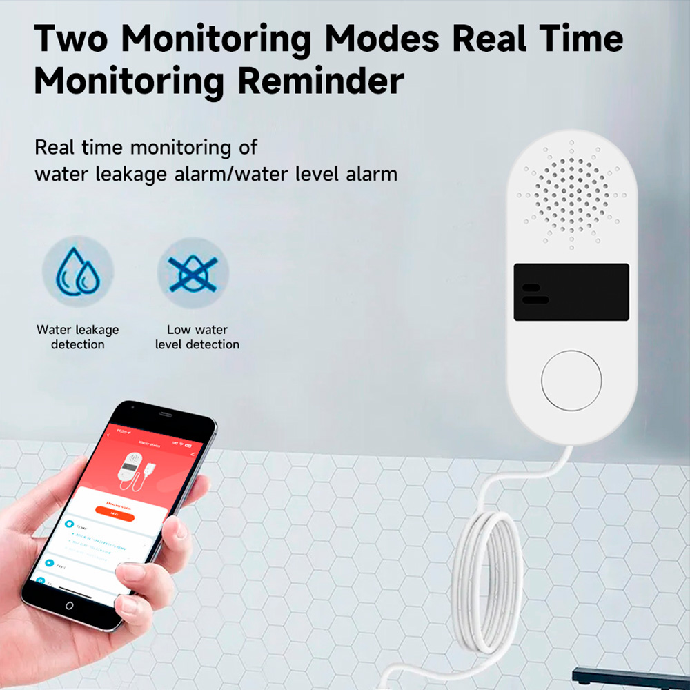 Tuya Wifi su kaçağı dedektörü  - Smart Home Lighting Control incelemesi ve fiyatı