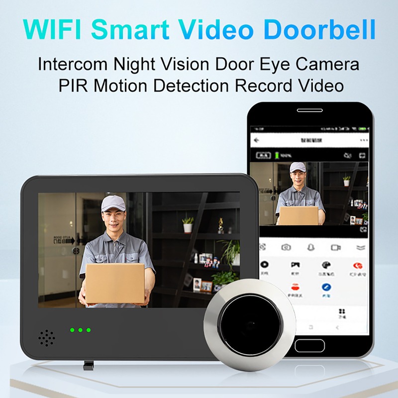 Tuya Akıllı WIFI Görüntülü Kap - Wifi Doorbell Camera incelemesi ve fiyatı