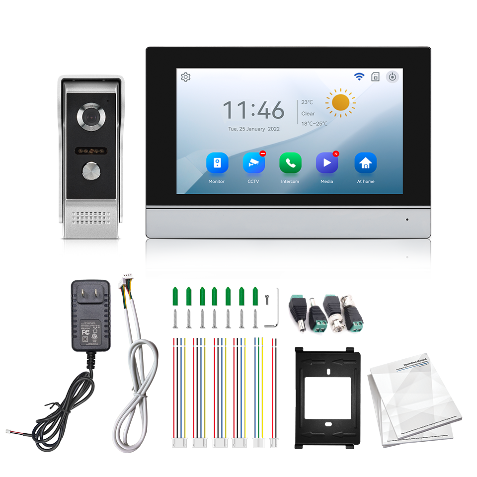 7 inç IPS Ekran 2MP Tuya Uzakt - Wifi Doorbell Camera incelemesi ve fiyatı