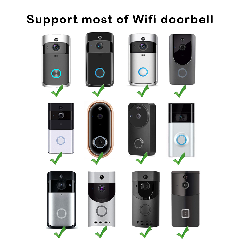 18 V AC Trafo Şarj Cihazı Halk - Smart Home Video Doorbell incelemesi ve fiyatı